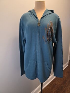 Christian Audigier Knit Full Hoodie